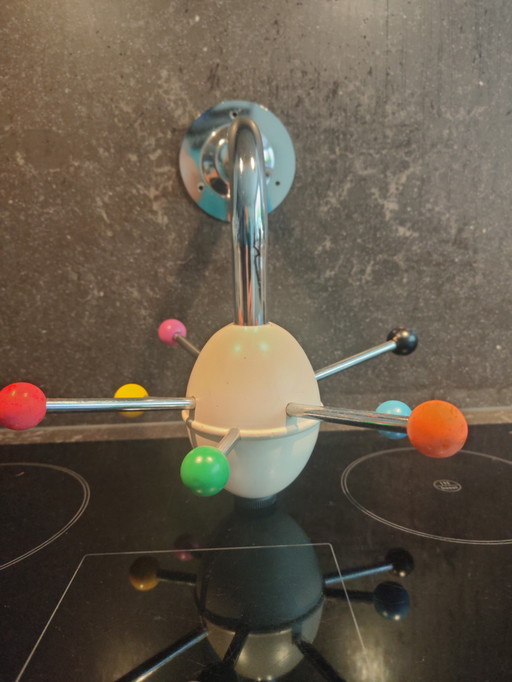 Sputnik Vintage Coat Rack Colored Set of Balls