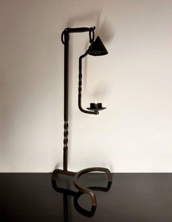 Image 1 of Large 60's Brutalist candle holder