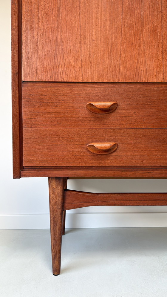 Image 1 of Vintage teak wooden high board