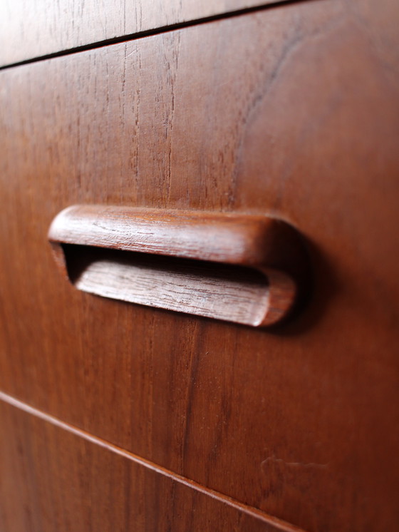Image 1 of Vintage Danish teak chest of drawers