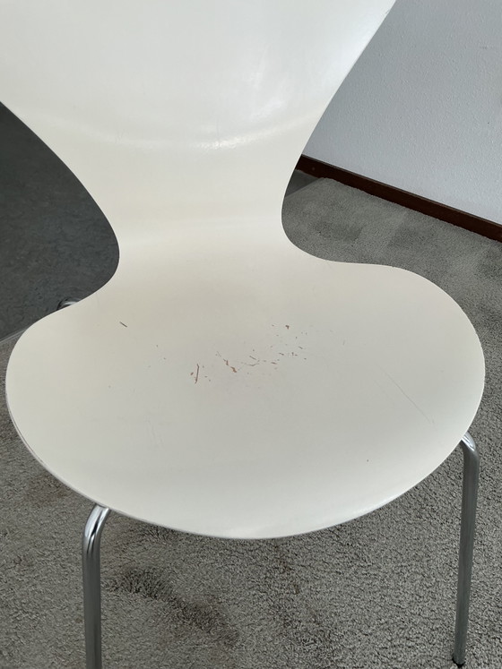 Image 1 of Sedie Butterfly - 6 pezzi - Arne Jacobsen per Fritz Hansen - Bianche - 1978. = DA VENDERE SUBITO!