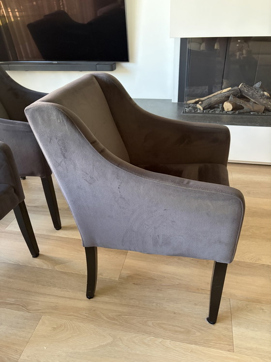 Image 1 of Woood dining chair 5 pieces