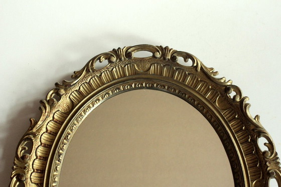 Image 1 of Weelderige garderobespiegel - vintage