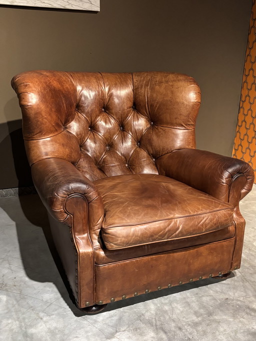 Vintage original Ralph Lauren Chesterfield Armchair