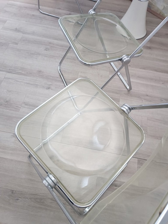 Image 1 of Page 1 of 21 Plia Chairs by Giancarlo Piretti for Anonima Castelli 1967 Original Ed