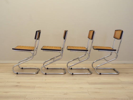 Image 1 of Satz von vier Stühlen, Bauhaus-Design, 1960er Jahre, Produktion: Italien