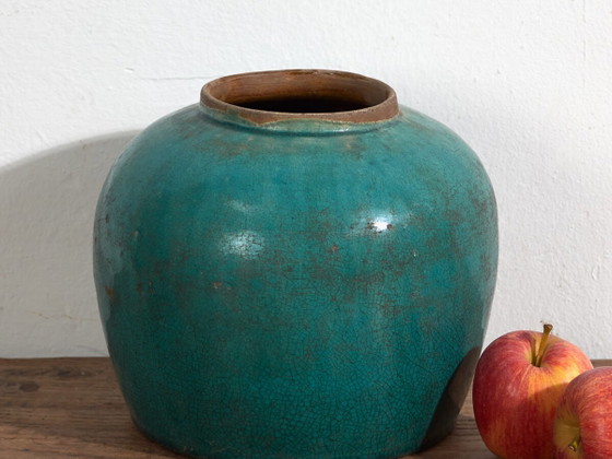 Antike türkisgrüne Vase (ca. 1820) #21 – Vasen (photo 2 of 22)