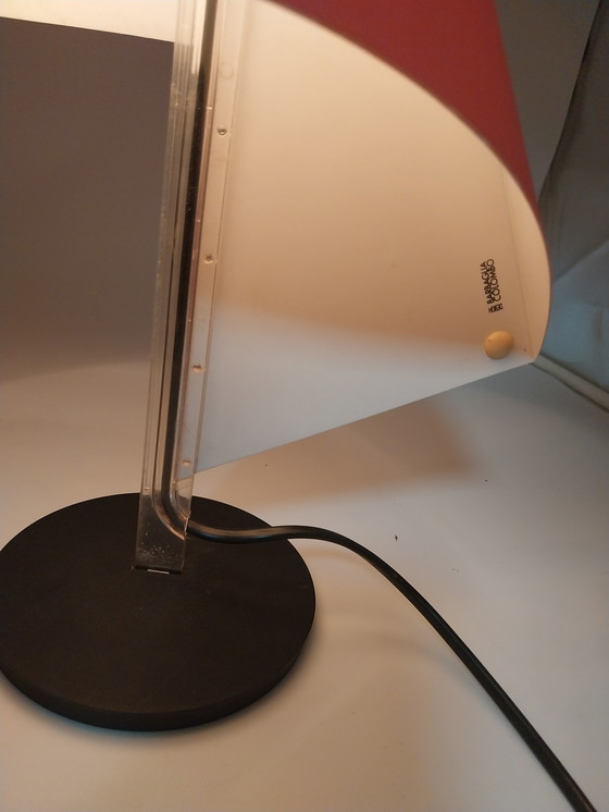 Image 1 of 1 x Tischlampe Nautilus Italiana Luce aus den 1980er Jahren. Von M. Barbaglia und M. Colombia.