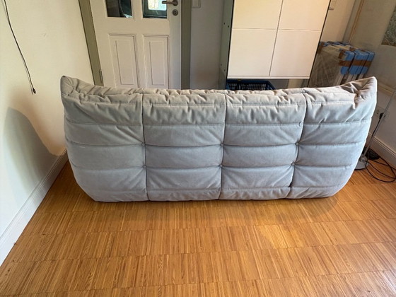 Image 1 of Ligne Roset Togo 3-seater - Pearl - Alcantara