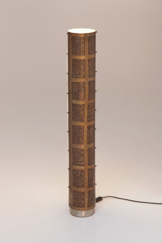 Image 1 of Italian Brutalist Floor Lamp