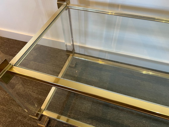 Image 1 of Pierre Vandel Paris vintage drie lagen etagere, tafel