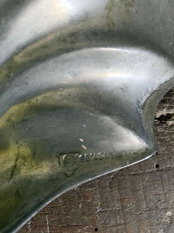 Due ciotole antiche in peltro – antiguo, Metallo (photo 8 of 18)