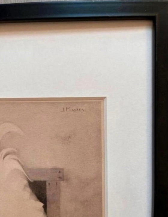 Image 1 of Jan Mankes 1889-1920 / Heliogravure originale Wyandotte Haan 1923