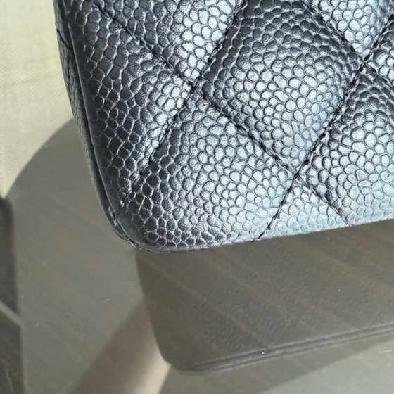 Image 1 of Chanel Classic Flap Small - Caviar 23CM Quilted Black Gold Hardware