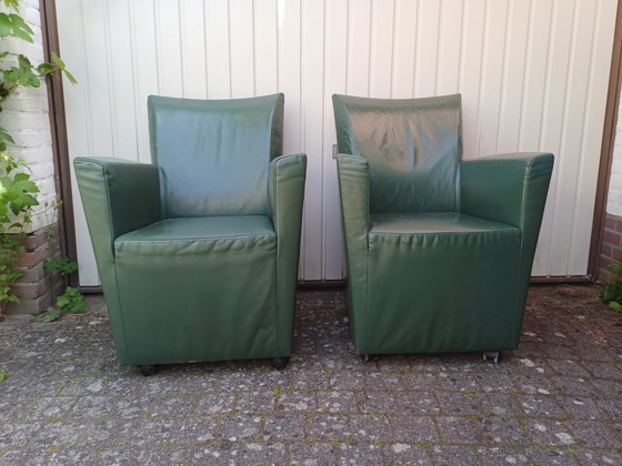 Image 1 of 2 poltrone in pelle Montis