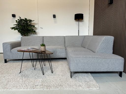 Divano angolare grigio melange 270x195 cm