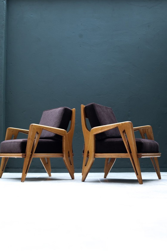 Image 1 of Set di due poltrone di FRANCO CAMPO & CARLO GRAFFI