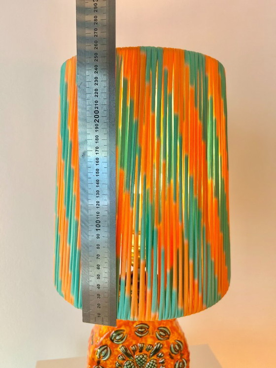 Image 1 of Lámpara de jarrón inalámbrica Pop Art – Dümler & Breiden | Forma de ánfora | Años 70 | Cerámica de Alemania Occidental