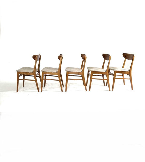 Image 1 of 5x vintage Danish Farstrup Møbler chairs '60s