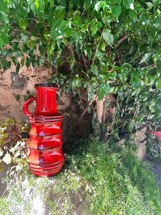 Image 1 of Zeer grote keramische vaas, West-Duitsland. Duitsland, jaren 70.