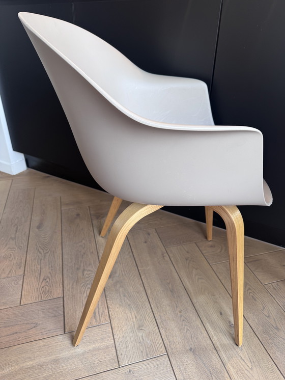 Image 1 of Gubi Bat dining chairs beige