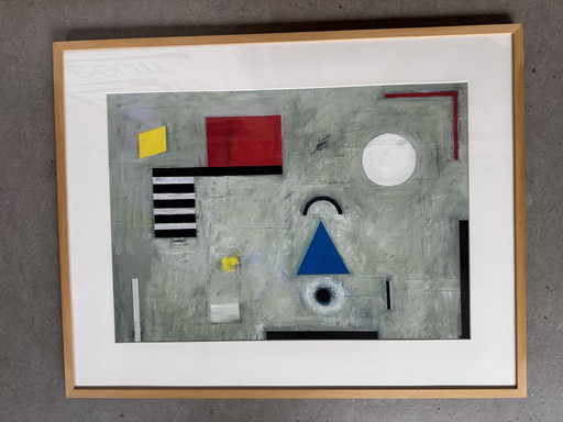 Œuvre constructive « Composition avec cercle blanc »