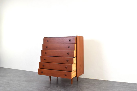 Image 1 of Mid-Century Danish Teak Chest of Drawers, 1960s.