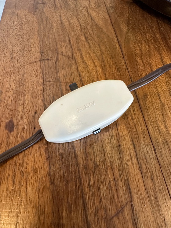 Image 1 of Vintage wereldbol ‘Colomb’ / verlichting - glas