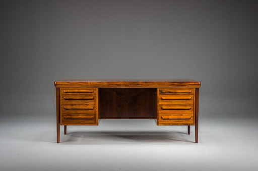 Bureau de direction moderne danois Palisander par Ib Kofod Larsen pour Faarup Møbelfabrik, 1960