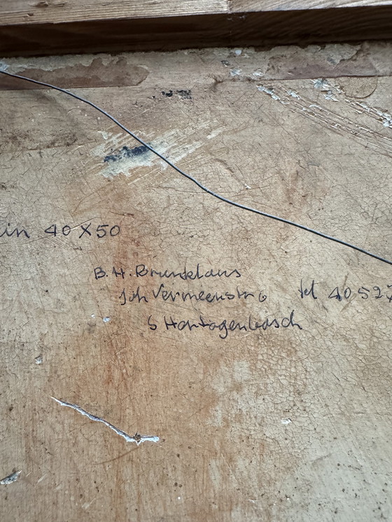 Image 1 of Pintura plegable en el jardín - realismo