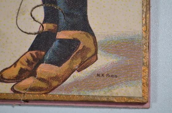 Antique Toy n.k Paris France Circa 1910 Box of 3 Puzzles – Decorative Objects, Wood (photo 7 of 13)