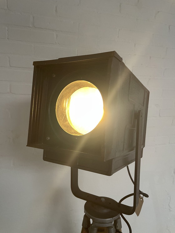 Image 1 of Lampe sur pied de théâtre, style industriel rétro art déco