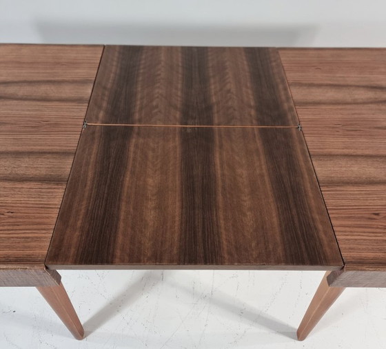 Image 1 of Mesa de comedor Art Déco en nogal, años 60