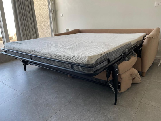 Divano letto di lusso Sesido Galaxio - Materasso 160x197 cm in tessuto beige, Sesido (by ROM), Divani letto (foto 6 di 7)
