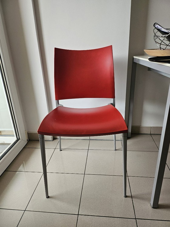 Image 1 of Lote de 4 Chaises Design Italien - Desalto "Sand" (Pocci & Dondoli)