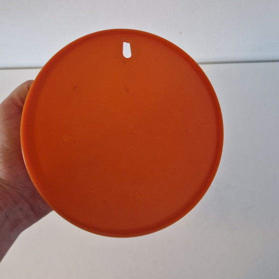 Image 1 of Jaren 70 oranje wandpot kamerplant pot spaceage