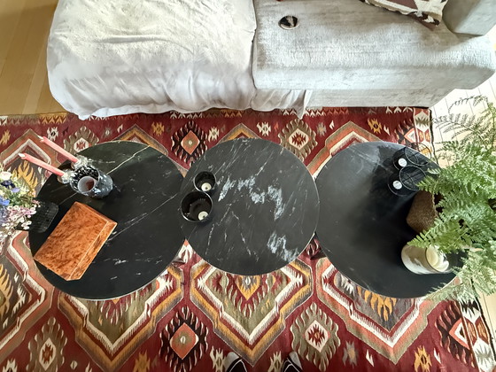 Image 1 of Round marble coffee table