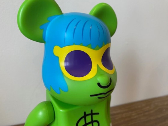 Image 1 of Bearbrick Keith Haring Andy Warhol Andy Mouse 400% MEDICOM speelgoed