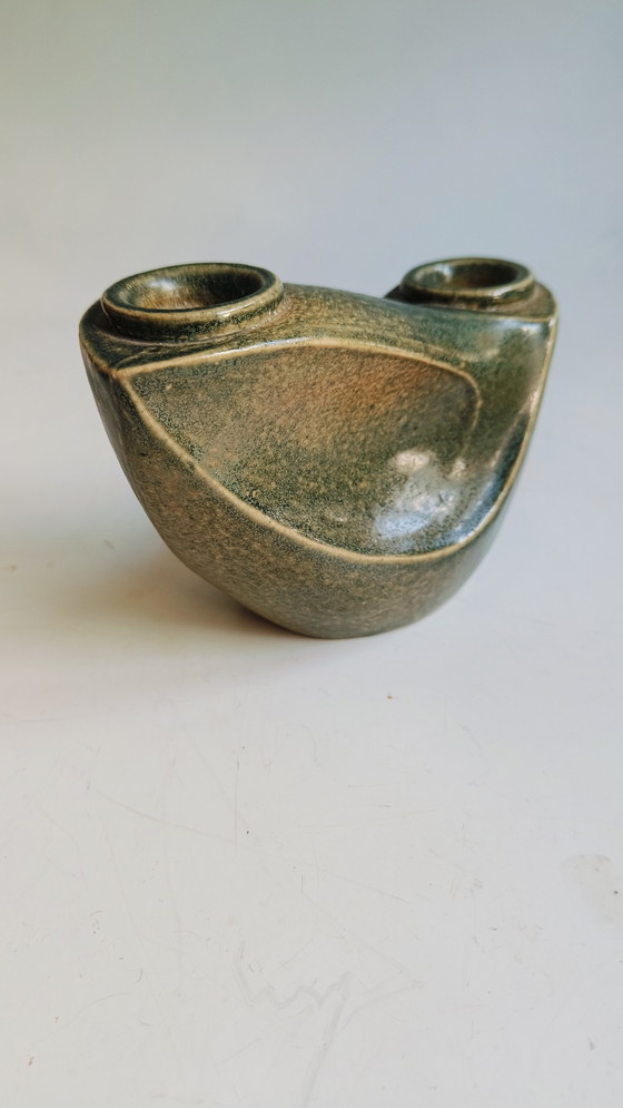Image 1 of Keramiek Vintage Kandelaar Scorewald
