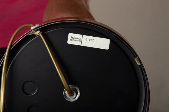 Image 1 of Schwedische Stehleuchte aus Messing, Modell G 230 von Bergboms 1960