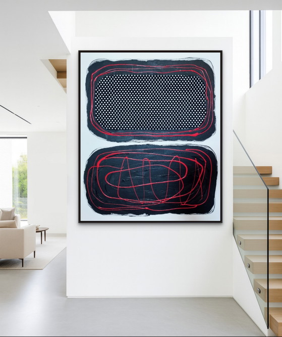 Antadze Abstrakte Komposition XXL – Gemälde & Zeichnungen, Canvas, Textile (photo 2 of 15)