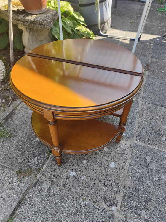 Image 1 of Halbmond-Couchtisch aus Kirsche