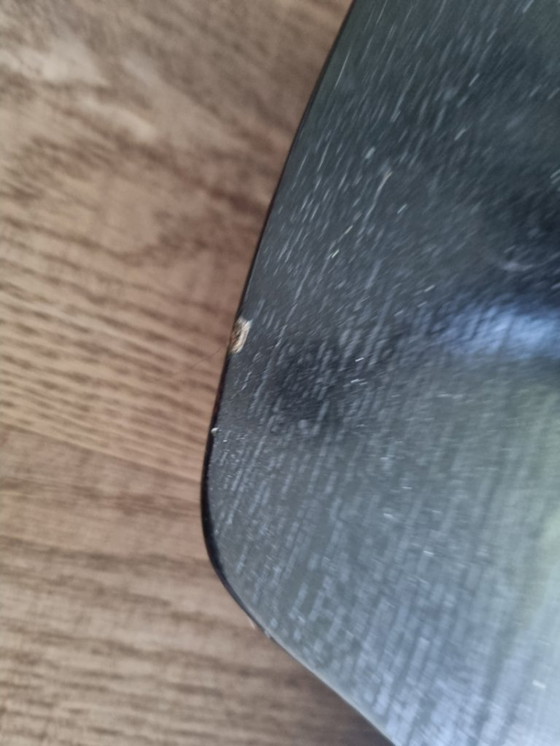 Image 1 of Tavolino con piano in vetro organico