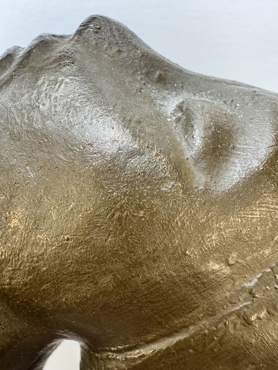 Image 1 of Scultura originale di Geert Kunen "Koppel" - firmata e contrassegnata - 53 cm