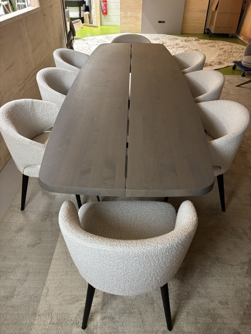 Minotti Aston Dining Chairs in boucle Np € 2.580,-