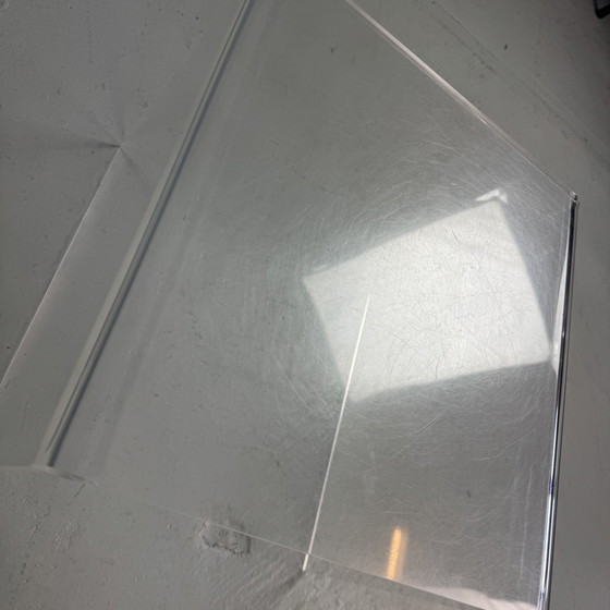 Image 1 of Vintage perspex side table