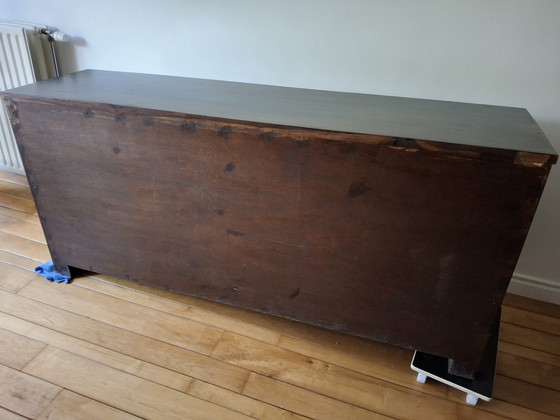 Image 1 of Solid wood sideboard in colonial style made of exotic hardwood