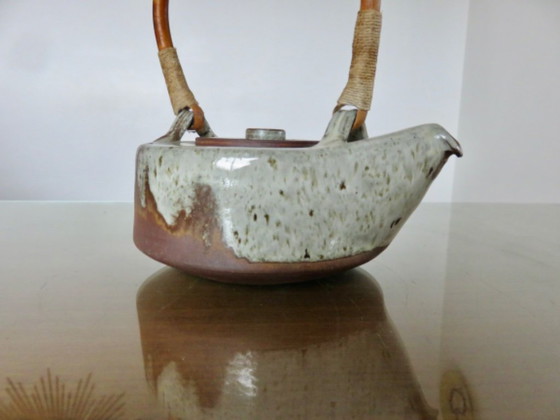 Image 1 of Teiera in gres di René-Louis Dauchy, ceramica Hautes Ribes a Grasse, Costa Azzurra, anni '50
