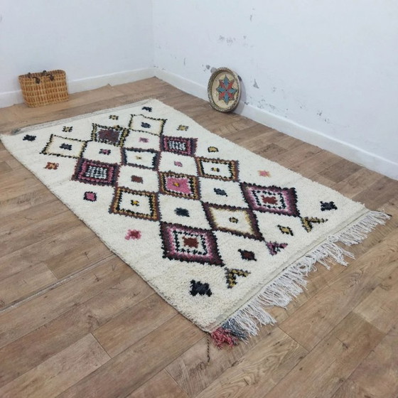 Image 1 of Azilal Berber Unic Rug Wool – Handwoven in Morocco (240 × 145 cm)