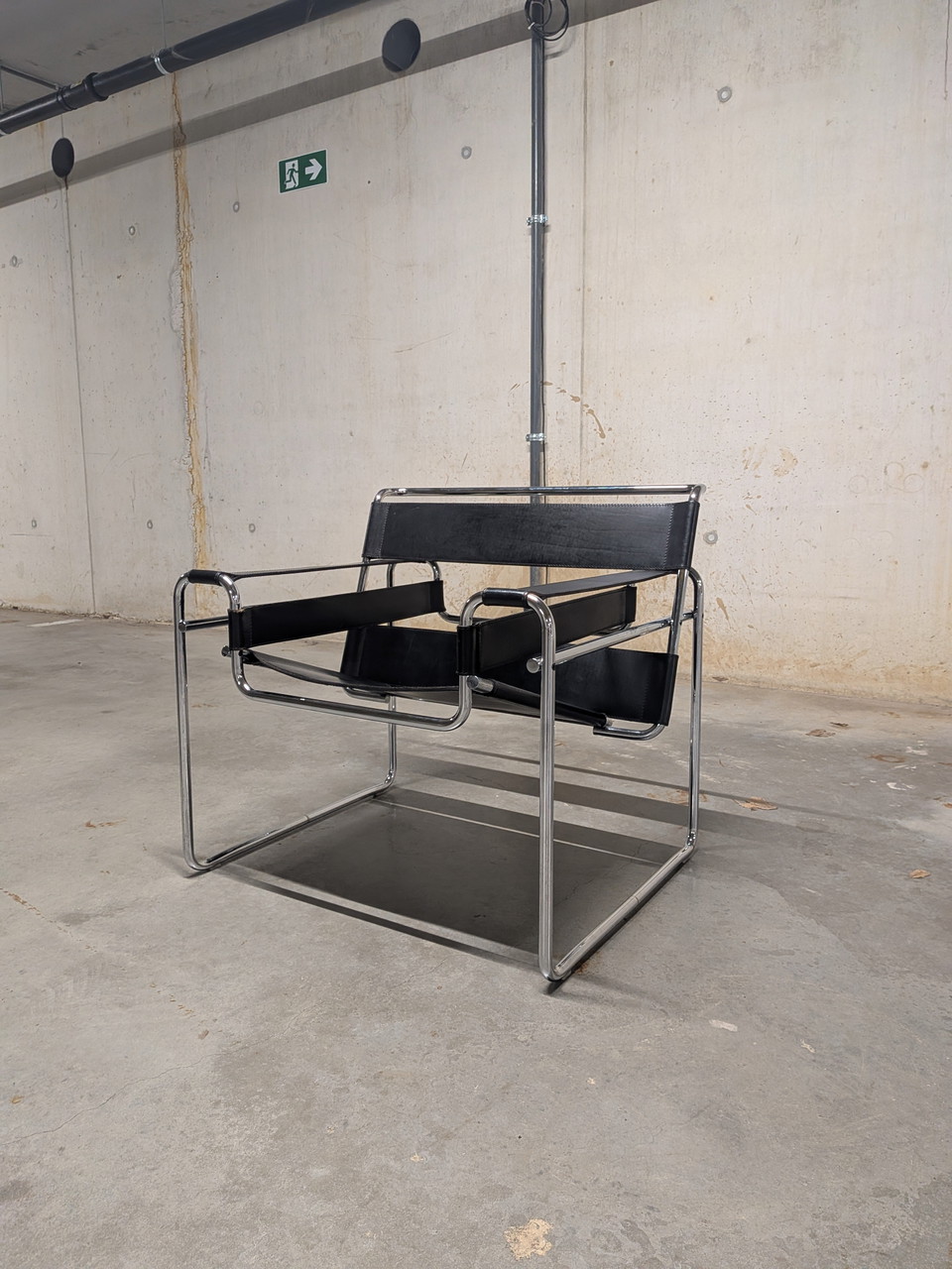 Vintage B3 Wassily stoel (Knoll) - Marcel Breuer
